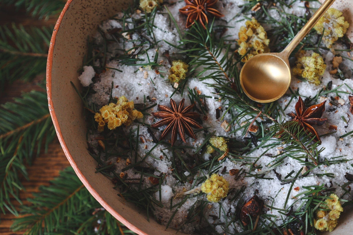Enchanted Forest Bath Salts: A Winter Ritual to Slow Down