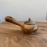 Wood Fired - Unglazed Wood Sidehandle Teapot - 185 mL