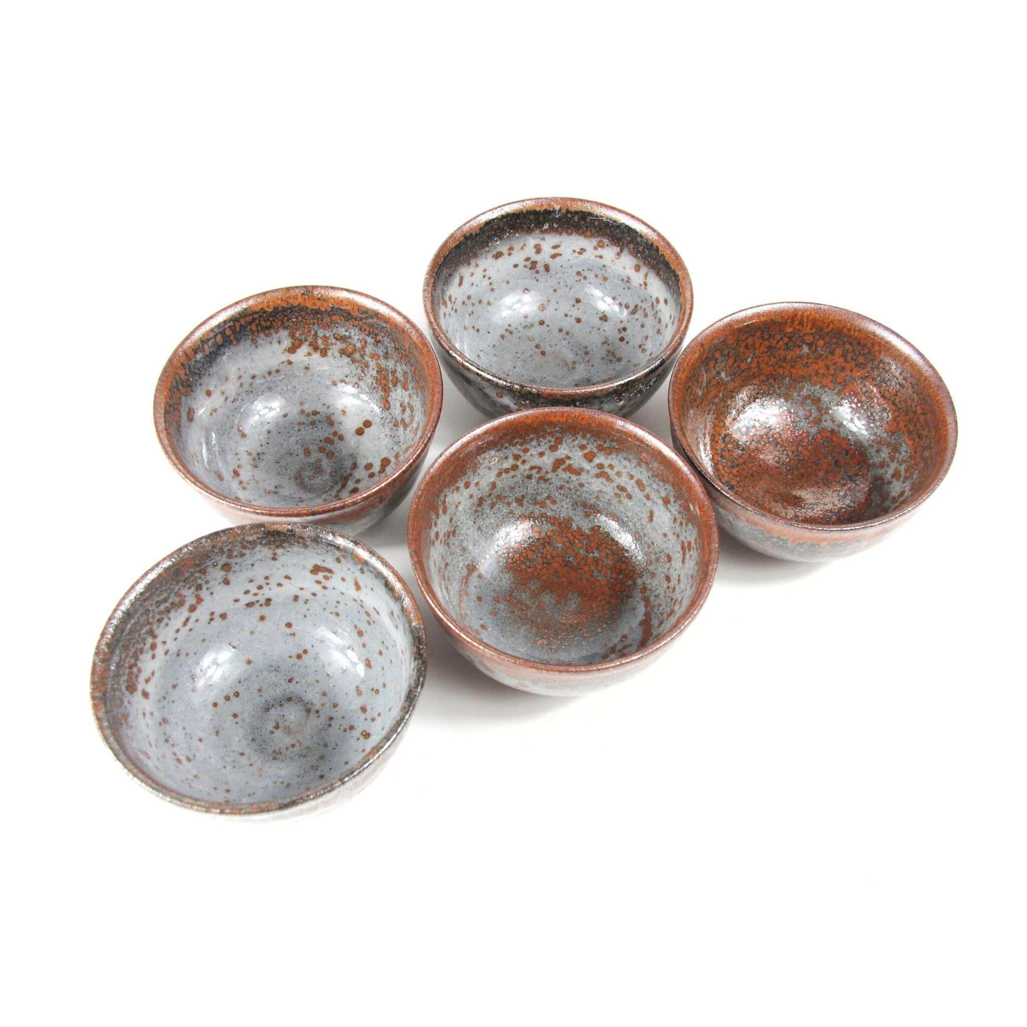 Iron Crystal - Handthrown Tea Bowl