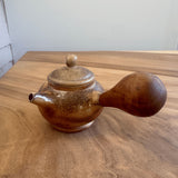 Wood Fired - Unglazed Wood Sidehandle Teapot - 145 mL