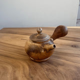 Wood Fired - Unglazed Wood Sidehandle Teapot - 145 mL